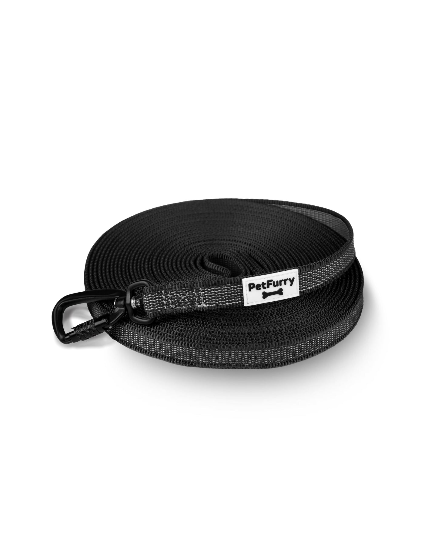 PET FURRY FlexiGrip 10 m - BLACK